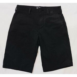 3/10 HURLEY Dark Gray Hybrid Shorts 28 Stretch Pockets 10" Inseam Dri Fit